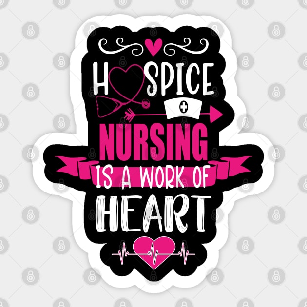 Hospice Nurse Gift for Women Sticker by JPDesigns